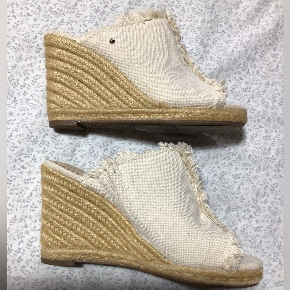 Sam Edelman Circus Baker Wedges in Cream size 6.5 - Picture 2 of 7